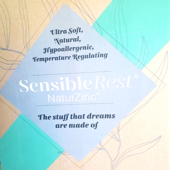 Flat Sheet SENSIBLE REST NaturZinc Ivory King Size